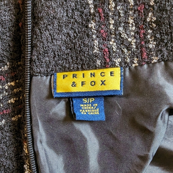 Prince and Fox Plaid Mini Skirt - Picture 8 of 8